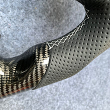 Load image into Gallery viewer, CZD Autoparts For 2004-2006 3thgen Acura TL carbon fiber steering wheel gloss carbon fiber top&bottom