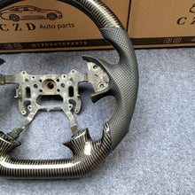 Load image into Gallery viewer, CZD Autoparts For Acura 2004-06 TL/TL Type R carbon fiber steering wheel gloss carbon fiber top&bottom