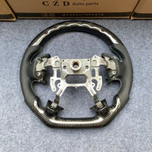 Load image into Gallery viewer, CZD Autoparts For 2004-2006 3thgen Acura TL carbon fiber steering wheel gloss carbon fiber top&bottom