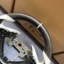 Load image into Gallery viewer, CZD Acura ILX/RDX carbon fiber steering wheel with double carbon thumb grips