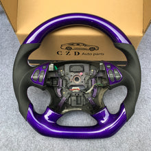 Load image into Gallery viewer, CZD 2004-2006 Acura TL Type R custom steering wheel with Purple carbon fiber