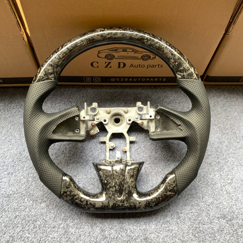 czd auto parts carbon fiber steering wheel for Infiniti Q50 with forged carbon fiber