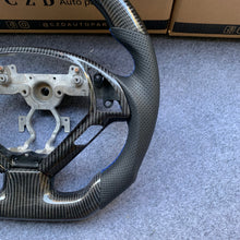 Load image into Gallery viewer, czd auto parts carbon fiber steering wheel for Infiniti G37 with blue stripe