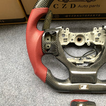 Load image into Gallery viewer, CZD auto parts carbon fiber steering wheel for Lexus RCF F sport with flat top flat bottom shape