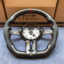 Load image into Gallery viewer, CZD Autoparts For BMW F83 M5 F10 M6 F06 F12 F13 carbon fiber steering wheel outer trim in gloss carbon fiber