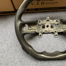 Load image into Gallery viewer, CZD auto parts JEEP WRANGLER JL GLADIATOR 2018+ carbon fiber steering wheel with flat top