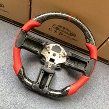 Load image into Gallery viewer, CZD autoparts for  Ford Mustang 2009-2014  carbon fiber steering wheel with forged carbon fiber
