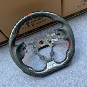 CZD Autoparts For Honda 9th gen Civic/SI 2012-2015 carbon fiber steering wheel SI badge bottom