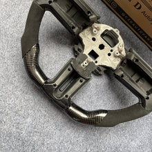 Load image into Gallery viewer, CZD autoparts for  Ford Mustang 2009-2014  carbon fiber steering wheel with alcantara leather side