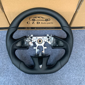 czd auto parts carbon fiber steering wheel for Infiniti Q50 with black leather