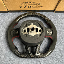 Load image into Gallery viewer, CZD auto parts for Dodge Durango 2018-2021 carbon fiber steering wheel with forged carbon fiber &amp; LED
