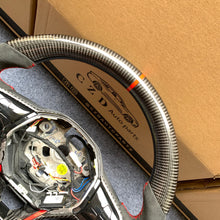 Load image into Gallery viewer, CZD auto parts for Volkswagen VW Golf 8 MK8 GTI Golf GTE 2020 2021 carbon fiber steering wheel with alcantara leather side