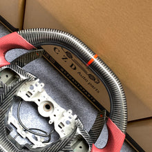 Load image into Gallery viewer, CZD auto parts carbon fiber steering wheel for Lexus RCF F sport with flat top flat bottom shape