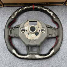 Load image into Gallery viewer, CZD auto parts for Volkswagen Golf 7 GTI Golf R MK7 VW Polo GTI Scirocco 2015 2016 carbon fiber steering wheel with red stitching