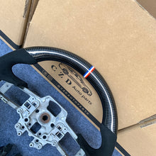 Load image into Gallery viewer, CZD autoparts for Ford Mustang 2015-2017 carbon fiber steering wheel with alcantara leather side