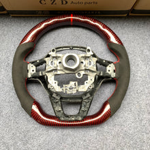 Load image into Gallery viewer, CZD Autoparts For Honda 11th gen Civic carbon fiber steering wheel black alcantara sides
