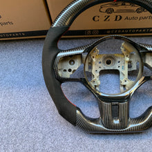 Load image into Gallery viewer, CZD auto parts for Mitsubishi Lancer Evolution Evo 10 carbon fiber steering wheel with alcantarar leather