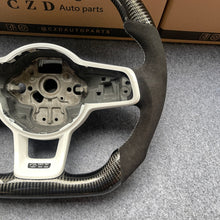 Load image into Gallery viewer, CZD auto parts for Volkswagen Golf 7 GTI Golf R MK7 VW Polo GTI Scirocco 2015 2016 carbon fiber steering wheel with alcantara leather side