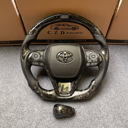 czd auto parts carbon fiber steering wheel for Toyota Avalon 2018-2022