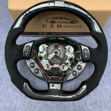 Load image into Gallery viewer, CZD auto parts carbon fiber steering wheel for Maserati Quattroporte 2005-2020 with led shift light
