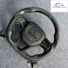 Load image into Gallery viewer, CZD auto parts for Dodge Charger 2015-2021 carbon fiber steering wheel with scat pack airbag cover