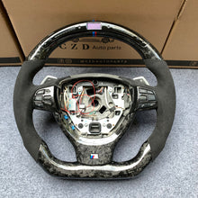 Load image into Gallery viewer, CZD auto parts for BMW F30 F31 F34 F20 F21 F22 F23 F32 F33 F34 F36 carbon fiber steering wheel with forged carbon &amp; LED