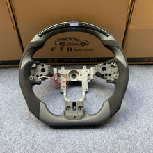 Load image into Gallery viewer, CZD auto parts for  Mitsubishi Lancer Evolution Evo 10 carbon fiber steering wheel with matte carbon &amp; LED