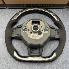 Load image into Gallery viewer, CZD auto parts for Volkswagen Golf 7 GTI Golf R MK7 VW Polo GTI Scirocco 2015 2016 carbon fiber steering wheel with blue stitching