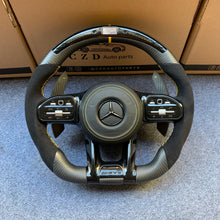 Load image into Gallery viewer, CZD auto parts for Mercedes Benz AMG A35 W177 GT C190 C43 W205 C63S W205 CLA35 C118 2019-2021 carbon fiber steering wheel with matte carbon fiber