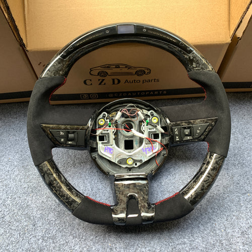 CZD auto parts carbon fiber steering wheel for camaro 2010-2011 with led light