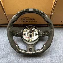 Load image into Gallery viewer, CZD auto parts carbon fiber steering wheel for camaro 2010-2011 with gloss forge carbon fiber thumbgrips