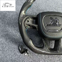 Load image into Gallery viewer, CZD auto parts for Dodge Durango 2018-2021 carbon fiber steering wheel with scat pack airbag cover