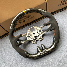 Load image into Gallery viewer, 2018-2023 Ford Mustang carbon fiber steering wheel from czd with yellow stripe line