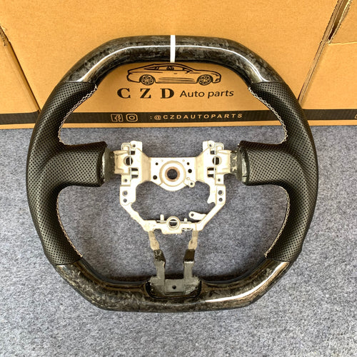 czd auto parts carbon fiber steering wheel for Toyota FRS 2012-2016 with perforated leather