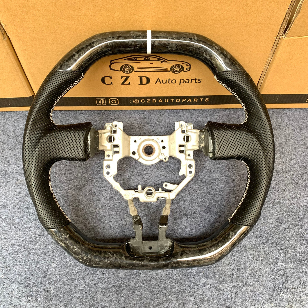 czd auto parts carbon fiber steering wheel for Toyota FRS 2012-2016 with perforated leather