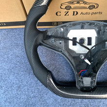 Load image into Gallery viewer, czd auto parts carbon fiber steering wheel for Tesla X with perforated leather
