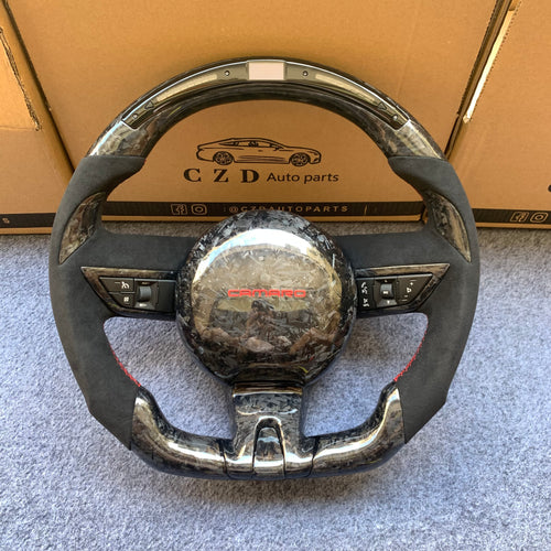 CZD auto parts carbon fiber steering wheel for camaro 2010-2011 with airbag cover