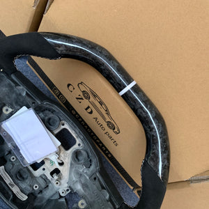 CZD Auto Parts carbon fiber steering wheel for Ford F-650 2021