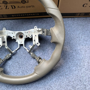 czd auto parts carbon fiber steering wheel for Tundra 2007-2013 with gray leather