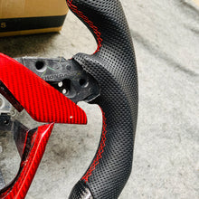 Load image into Gallery viewer, czd auto parts carbon fiber steering wheel for Honda 10th gen Accord EXL EX LX/Insight with red stripe