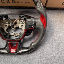 Load image into Gallery viewer, CZD Auto Parts carbon fiber steering wheel for Toyota Camry 2025 with black perforated leather