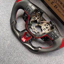 Load image into Gallery viewer, CZD Auto Parts carbon fiber steering wheel for Toyota Camry 2025 with black perforated leather