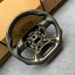 CZD auto parts For Honda Inspire carbon fiber steering wheel with black stripe
