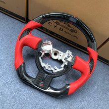 Load image into Gallery viewer, CZD auto parts carbon fiber steering wheel for Subaru BRZ 2016-2020 with red perforated leather