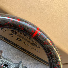 Load image into Gallery viewer, CZD auto parts For Honda Insight/10th gen Accord EXL/EX/LX 2018-2022 Carbon Fiber Steering Wheel With black perforated leather