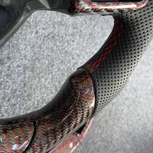 Load image into Gallery viewer, CZD auto parts for Chevrolet Corvette C7 2014-2019 carbon fiber steering wheel with red wire carbon fiber