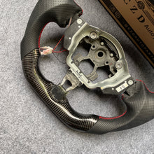 Load image into Gallery viewer, czd auto parts carbon fiber steering wheel for nissan z34 with round led