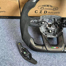 Load image into Gallery viewer, CZD auto parts for  Lamborghini URUS 2019/ 2020 carbon fiber steering wheel with alcantara leather side
