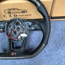 Load image into Gallery viewer, CZD auto parts for Audi A4 (B9) Avant carbon fiber steering wheel with led