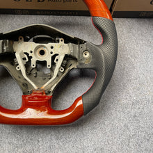 Load image into Gallery viewer, CZD auto parts for Subaru Impreza /WRX /STI/ Multifunction 2008 - 2014 carbon fiber steering wheel with  peach wood